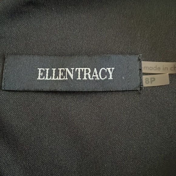 Ellen Tracy Midi Cocktail Party Sheath Style Evening Dress Sleeveless Petite - Picture 4 of 5